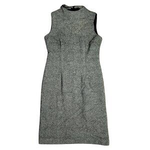 Bloomigdales now wool silk combination dress, inner lining, classy preppy, 2000s